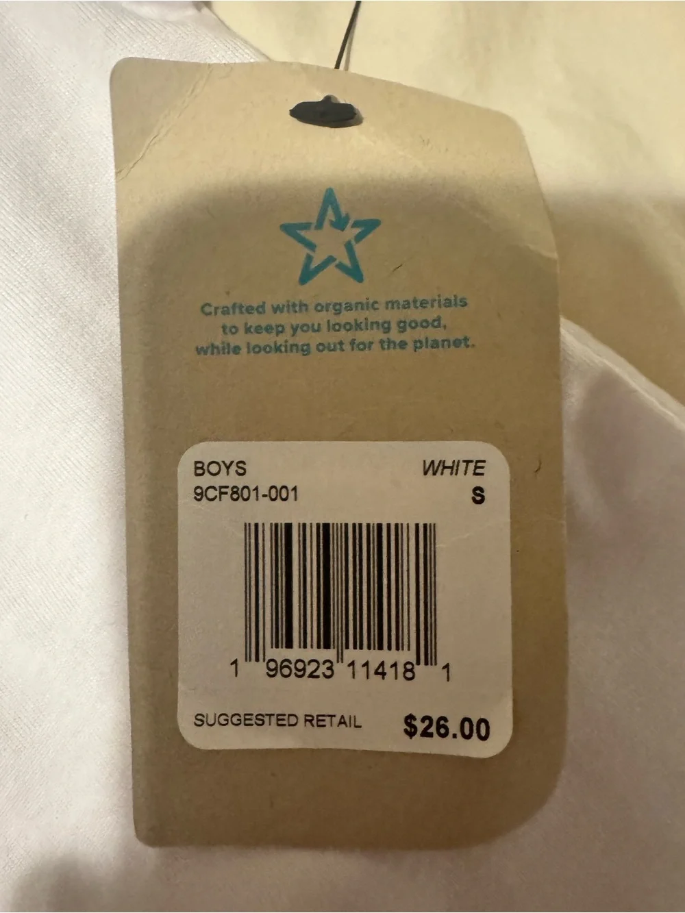 Converse Chuck Taylor All Star White & Blue Logo Kids T-Shirt